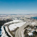 snow covered field under blue sky during daytime